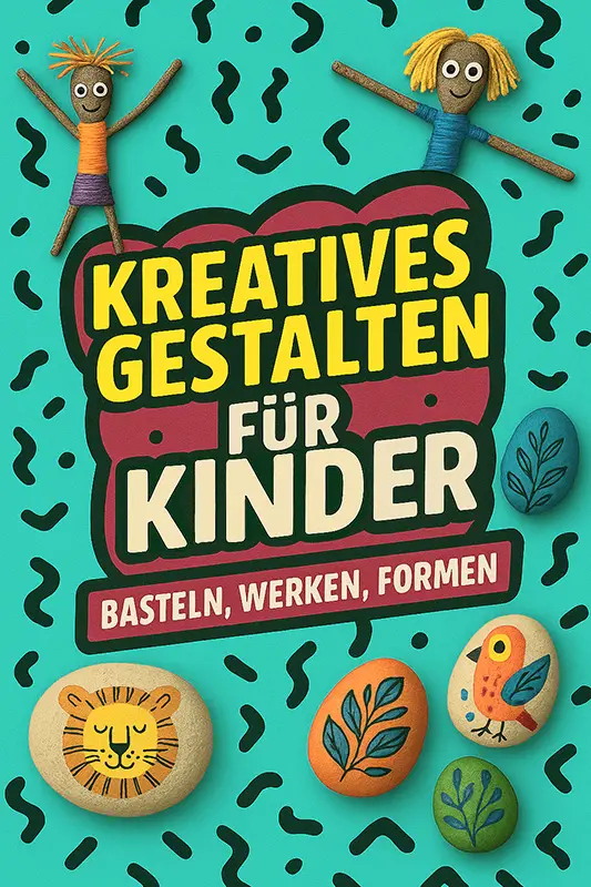 Poster Workshop mit bemalten Steinen