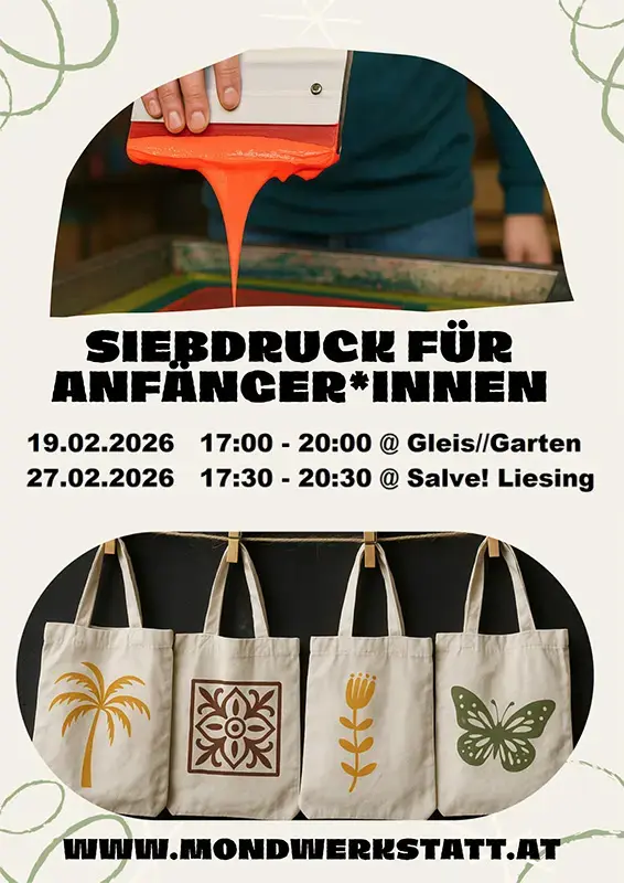 Siebdruck Flyer